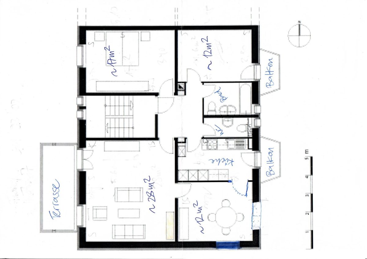 Gellertkirche Basel, 4-Zimmerwohnung im Lehenmatt zu vermieten
