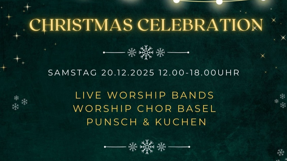 Gellertkirche Basel, Christmas Celebration: Sei dabei!