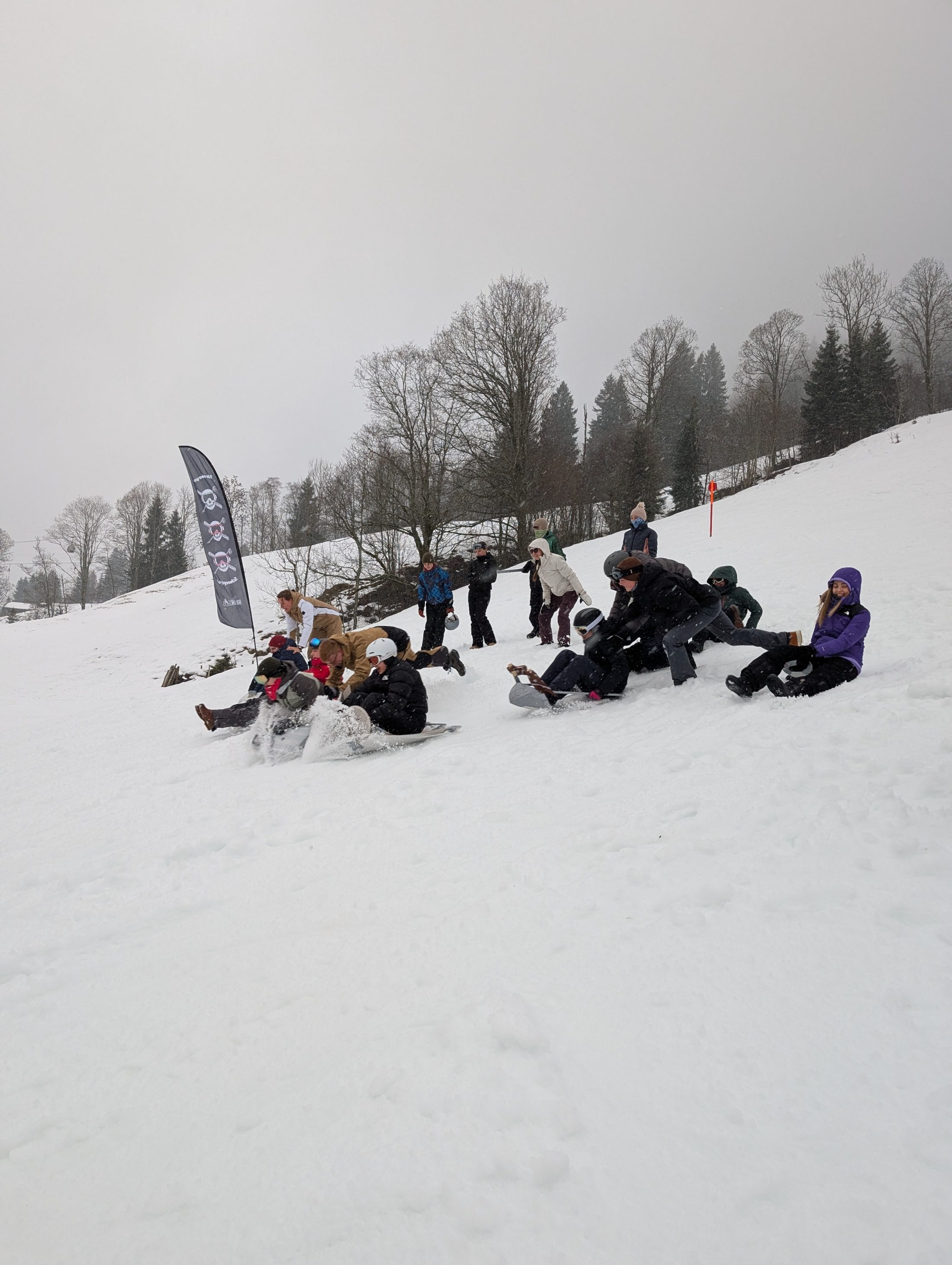 Gellertkirche Basel, Rückblick Schneela: Getragen durch den Schnee